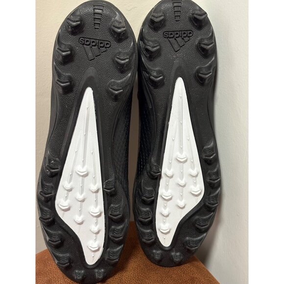 Adidas Men's Football Cleats Iron-Skin High Top Black & Silver Big Size US 16 - Picture 11 of 12